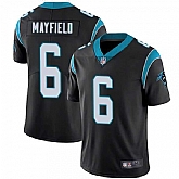 Nike Men & Women & Youth Panthers 6 Baker Mayfield Black Vapor Untouchable Limited Stitched Jersey,baseball caps,new era cap wholesale,wholesale hats